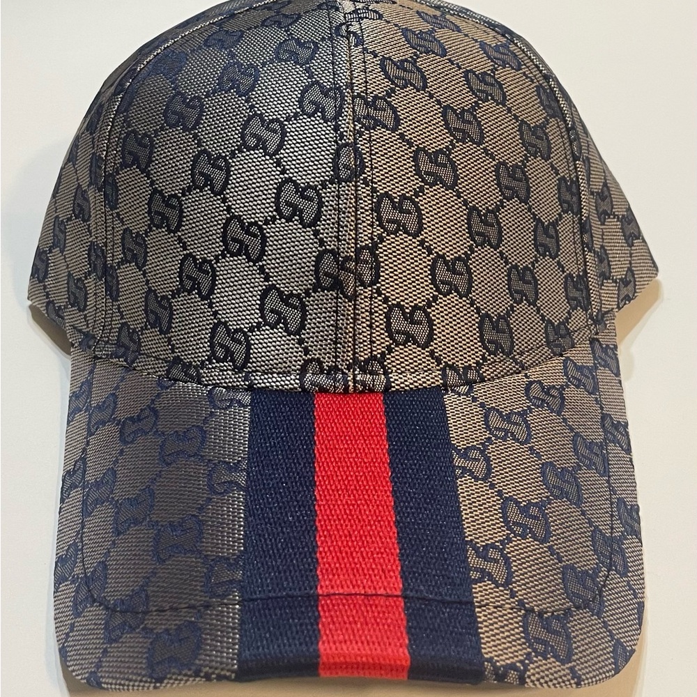 Blue Gucci GG Hat - Picture 2 of 8